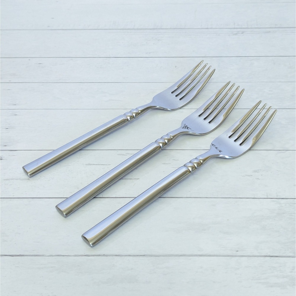 NEW Oneida 18/10 "Tortola" Salad Fork 6 7/8" (Set of 3) Stainless Heavy Duty